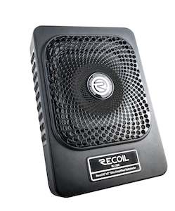 Recoil Compact Under Seat Active Slim Subwoofer with Passive Radiator