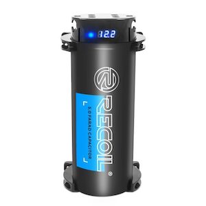 Recoil Car Audio: Recoil REC5D True Spec 5.0 Farad 3 X 0/2/4 AWG inputs and 3 X 0/2/4 AWG inputs