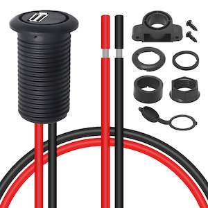 Recoil CUSB Super Mini Single USB Charger Outlet 5VDC 2.1A with Panel Flush and &hellip;