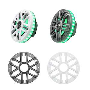 Marine Audio: Recoil M1-65K 6.5 Inch 2-Way Marine Speakers with RGB LED Lighting 240W Max