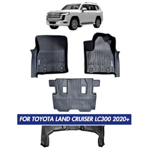 Nordvik Heavy Duty Floor Liners Kit For Toyota Land Cruiser LC300 2020+