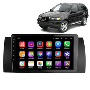 Daiko PRO Multimedia Unit Wireless Carplay Android Auto For BMW X5 E53 1999-2006