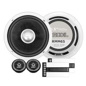 Recoil RMM65 Component Car Speakers 6.5" 320W Max Echo Plus Series