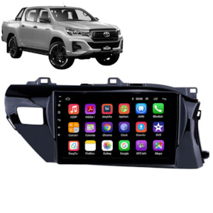 Daiko PRO Car Stereo Wireless Carplay Android Auto For Toyota Hilux 2015-2022