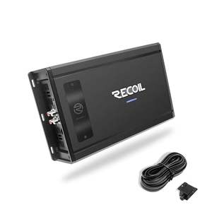 Car Amplifiers: Recoil DII5000.1 DII Series 5000 WATTS CLASS-D MONO AMPLIFIER