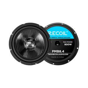 Car Speakers: Recoil PMB8.4 Echo Pro 8-Inch High-Power Midbass Speaker 400W RMS