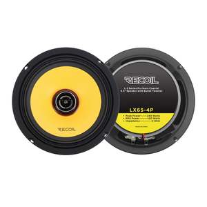 Recoil LX65-4P 6.5-Inch High-Power Midrange PRO Speaker 250W RMS