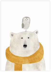 Polar Bear & Owl