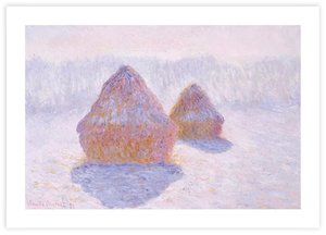 Minimalist Art: Haystacks