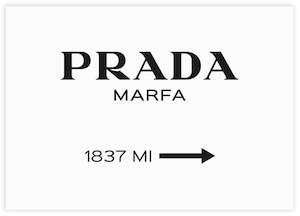 Minimalist Art: Prada Marfa