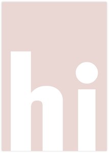 Minimalist Art: hi