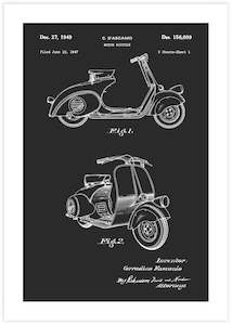 Patent Art: Vespa Patent