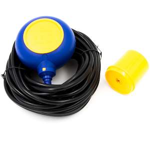 Float Switches: Round Float Switch with Weight & 10m PVC Lead
