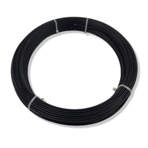 Metal Hardware: Catenary Wire PVC Covered Black 3.2mm 5kg