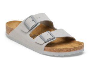 Birkenstock Shoes: BIRKENSTOCK ARIZONA BIRKO FLOR (REGULAR) STONE COIN