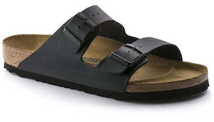 BIRKENSTOCK ARIZONA BIRKO FLOR (REGULAR) BLACK