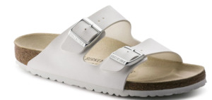 BIRKENSTOCK ARIZONA BIRKO FLOR (NARROW) WHITE