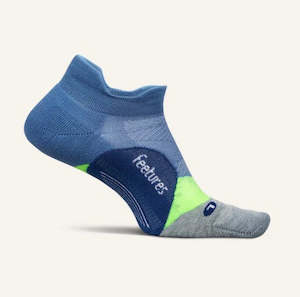 FEETURES ELITE LIGHT CUSHION NO-SHOW TAB  - BAHAMA BLUE