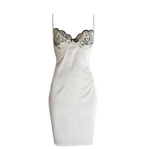 Ivory Embroidered Lace Slip