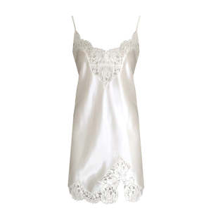 Ivory Silk & Lace Slip