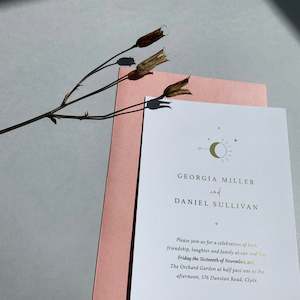 Products: Lunar Invitation + Details Card Package
