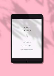 Ruby Save The Date *DIGITAL*
