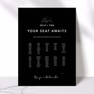 The Starlight Collection: Starlight Seating Plan Sign