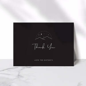 Starlight Thank You Card