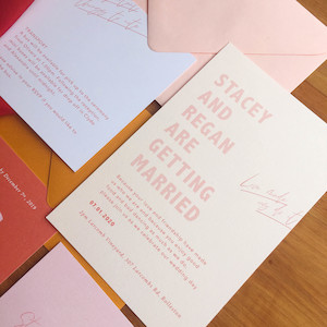Hattie: Stacey Invitation + Details Card Package