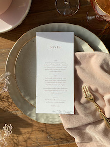 Rosalie: Rosalie Menu