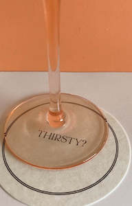 Wedding/Hen Party Convo Coasters - Black and White