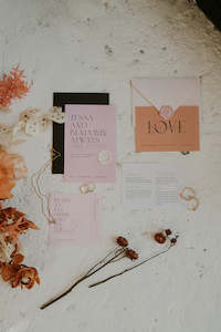 Tess Invitation + Details Card Package