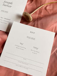 Laura: Laura RSVP Card