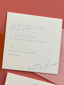 Charlie: Charlie RSVP Card