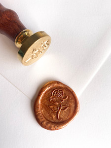 Wax Sealing Equipment: Wax Seal Stamp - Rose