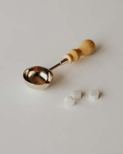 Wax Sealing Equipment: Melting Spoon - Mustard