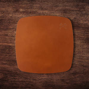 Leather Goods: Leather Mat - Tan