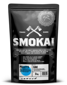 Smoking Wood: OAK SMOKING PELLETS 3.0Kg