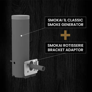 All: Smokai 1L Classic 'Hooded Grill Rotisserie Bracket' Mounting Kit