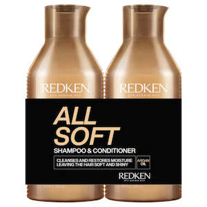 Redken All Soft Shampoo & Conditioner 500ml Bundle