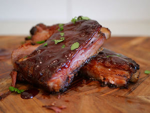 Meaty St Louis Cut Pork Ribs Smokeland BBQ Low & Slow with Fire & Smoke