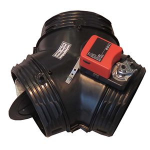 Plastic Motorised Damper Diverting Branch single & double Y