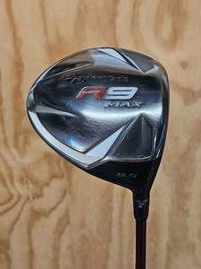 Used: TaylorMade R9 Max 9.5 degree driver RH SR flex