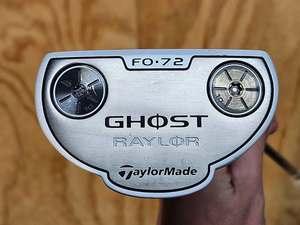 Used: TaylorMade Raylor Ghost F0-72 Putter RH 34"