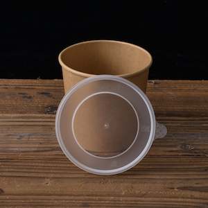 Soup Bowl: Lid for kraft soup bowl     16oz