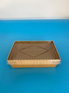 Kraft Paper Tray: Kraft Paper Meal Box  700