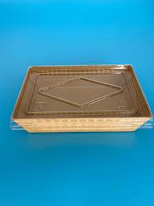 Kraft Paper Tray: Kraft Paper Meal Box  500