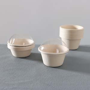 Lid: 300ml Bio Degradable Bowl (lid)