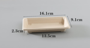 Size 1 Sushi Box (Degradable) (Lid Exclusive)