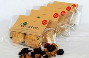 Christmas: Box of Christmas Crunch Amazeballs (5 x twin packs), paleo, GF, vegan, raw